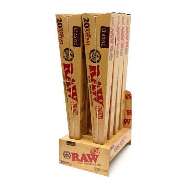 RAW 20 Stage RAWket Launcher Pre - rolled Cones - Pop Smoke Supply