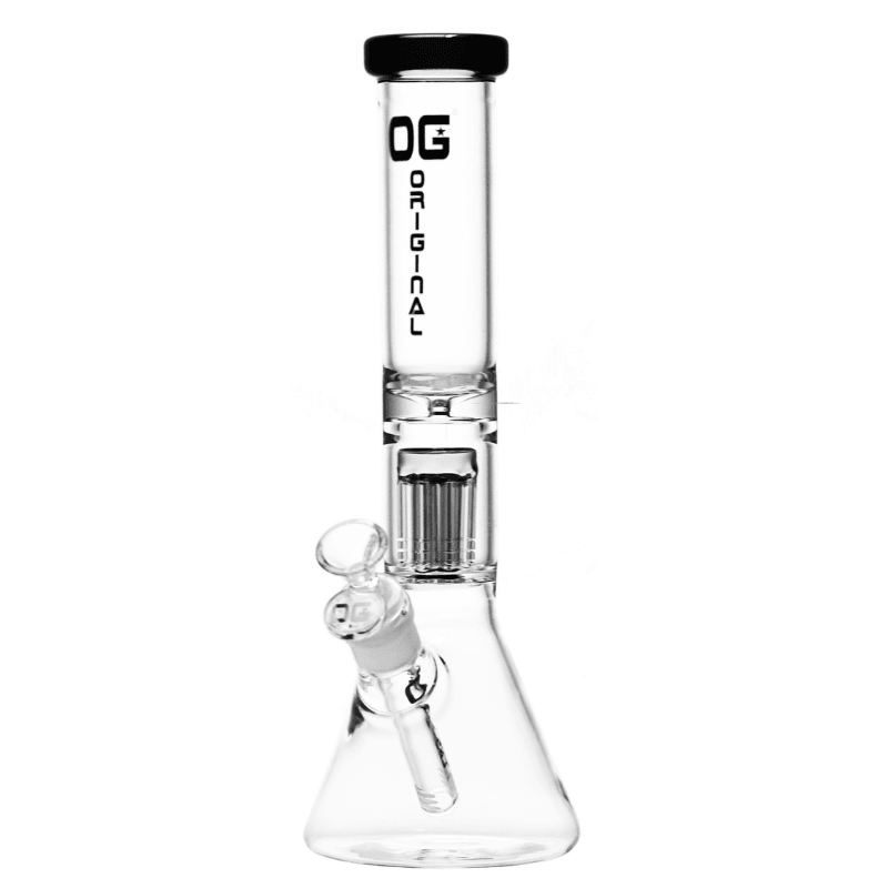 12" OG Original Colored Tree Perc Beaker Bong - Pop Smoke Supply