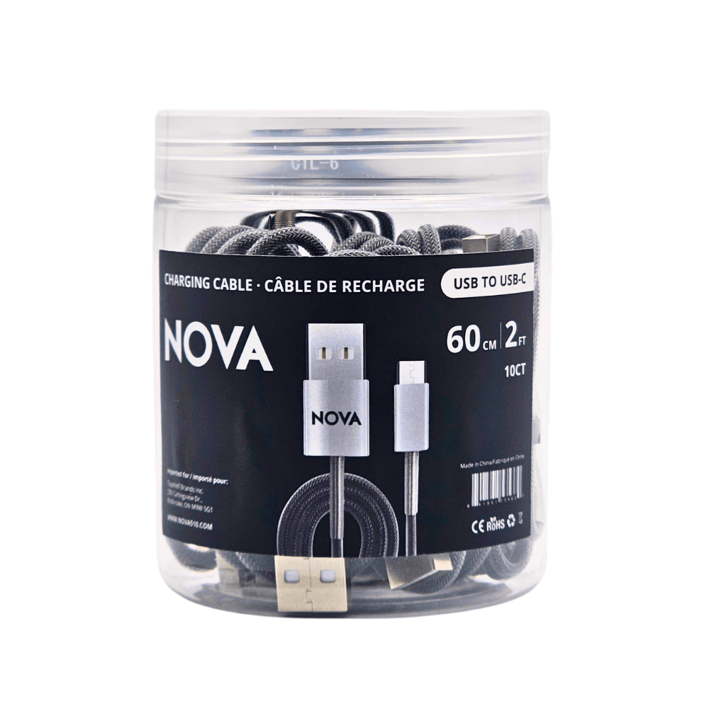 Nova 2ft USB to USB - C Charging Cable - Pop Smoke Supply