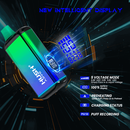 Nova Hush 2 Advc 510 Thread Battery Vape (Solid Edition) - Pop Smoke Supply