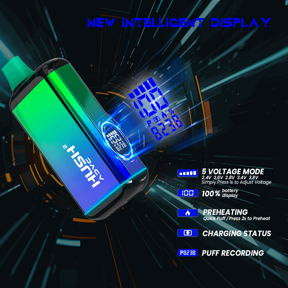 Nova Hush 2 Advc 510 Thread Battery Vape (Thermal Edition) - Pop Smoke Supply
