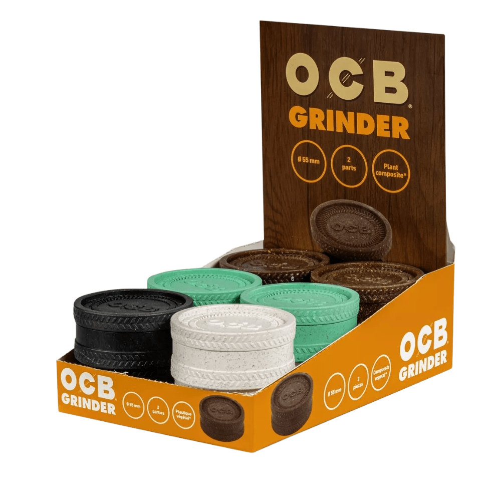 OCB Plant Composite Grinder - Pop Smoke Supply