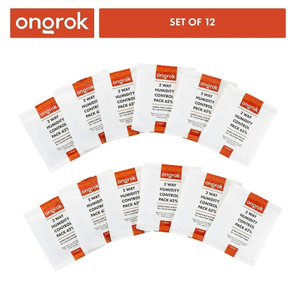 Ongrok 4g 62% 2 - Way Humidity Control Packs (12 - Pack) - Pop Smoke Supply