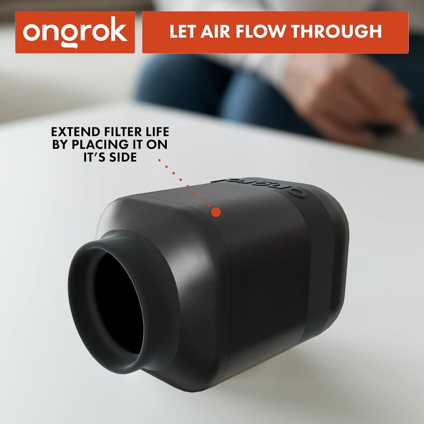 Ongrok Personal Air Filter with Replaceable Cartridges - Pop Smoke Supply