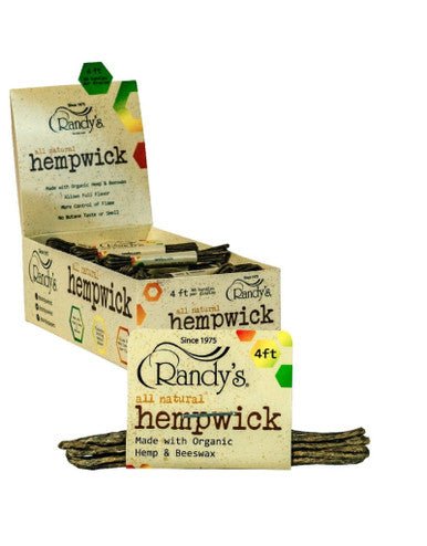 Randy's 4 ft All Natural Hemp Wick - Pop Smoke Supply