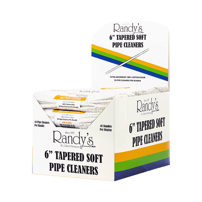 Randy's 6" Soft Tapered Pipe Cleaners - Pop Smoke Supply