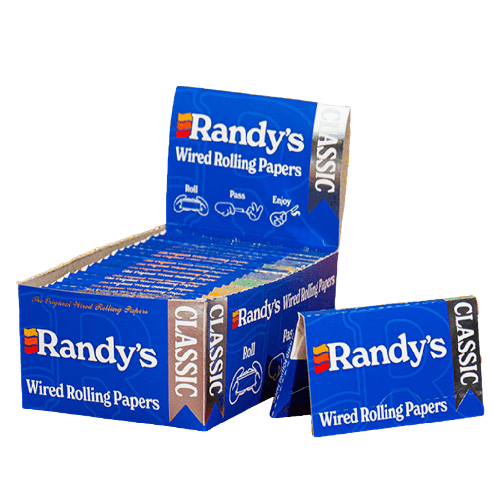 Randy’s Silver Wired 1 1/4 Rolling Papers - Pop Smoke Supply