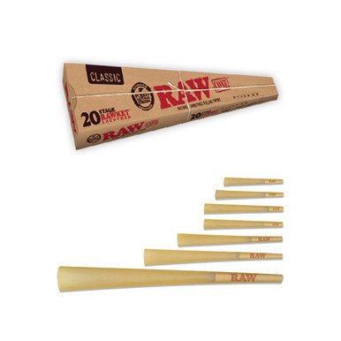 RAW 20 Stage RAWket Launcher Pre - rolled Cones - Pop Smoke Supply