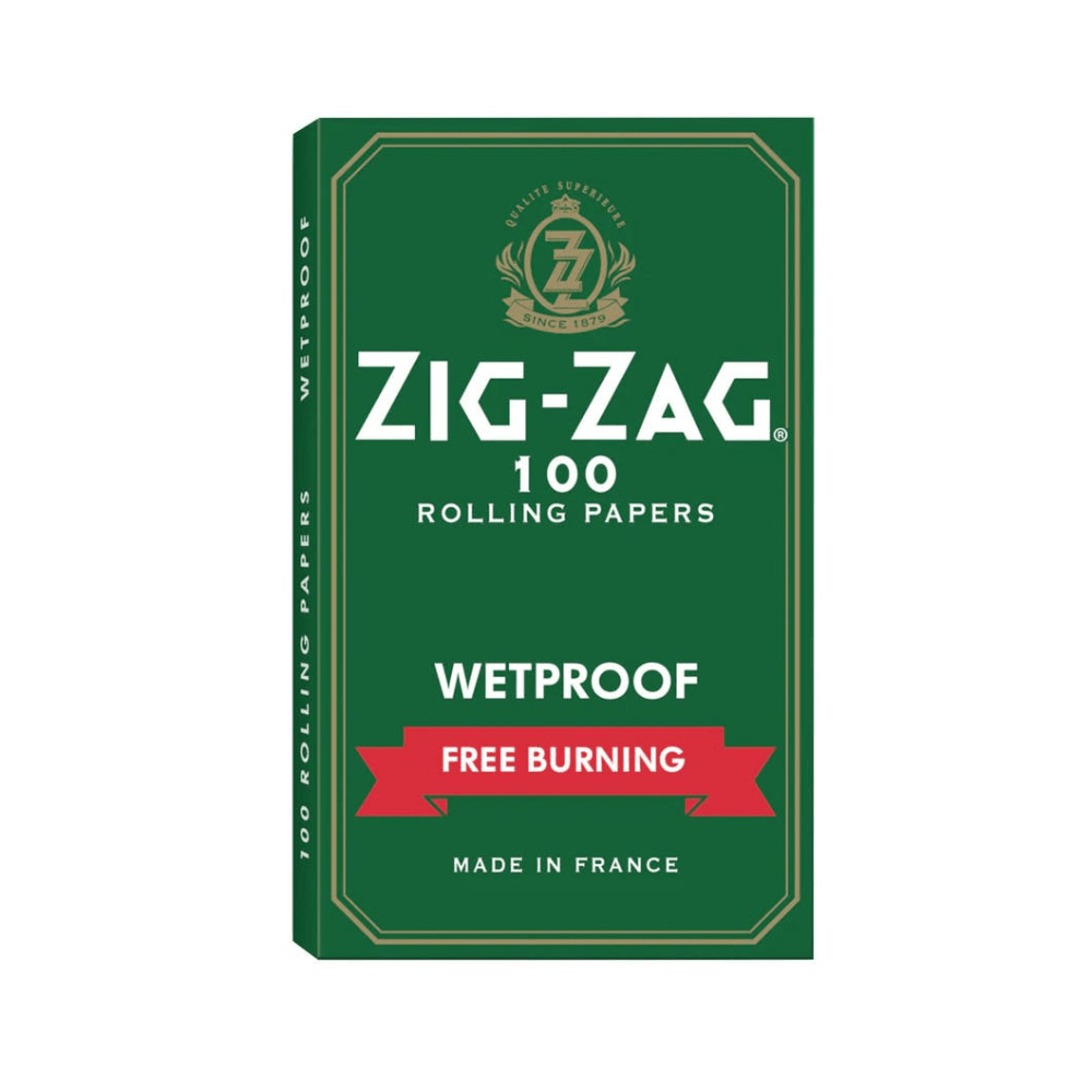 Zig Zag Green Wetproof Papers - Pop Smoke Supply