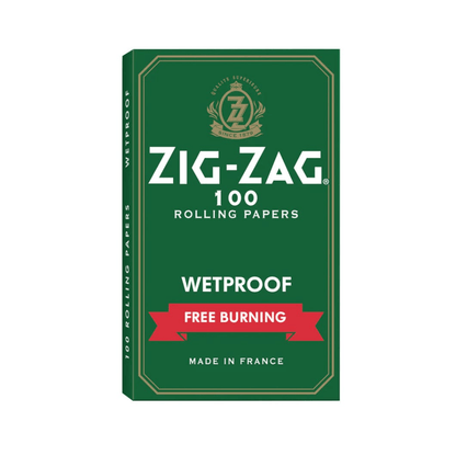 Zig Zag Green Wetproof Papers - Pop Smoke Supply