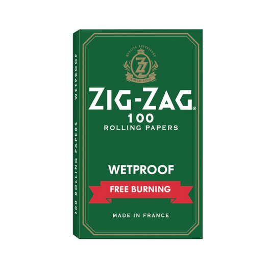 Zig Zag Green Wetproof Papers - Pop Smoke Supply